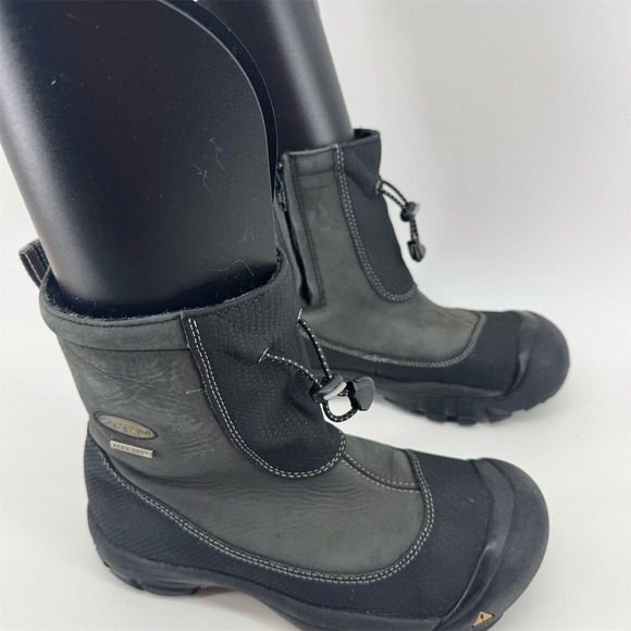 KEEN Women's Waterproof Winter Snow Boots Black Size 7 - Picture 1 of 9